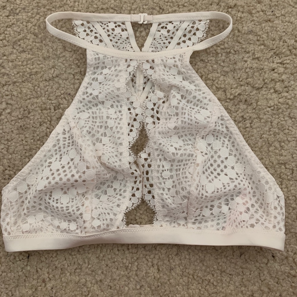 Victoria Secret white lacy bralette sz XS